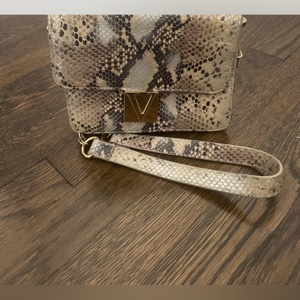 Vince Camuto snake pattern shoulder bag